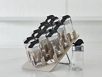 Support avec pots remplis d’épices Casa, 12 pièces