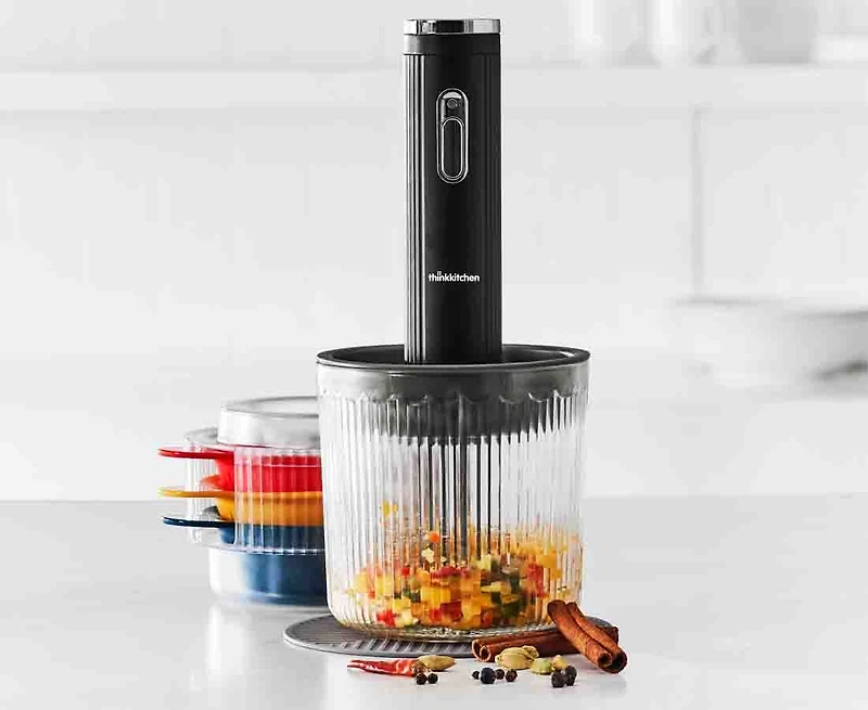 Ensemble mélangeur à main Ridge par thinkkitchen à port USB