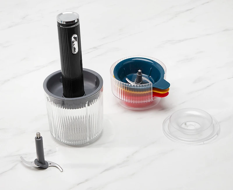 Ensemble mélangeur à main Ridge par thinkkitchen à port USB