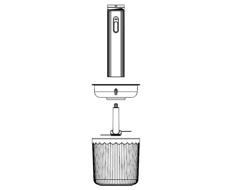 Ensemble mélangeur à main Ridge par thinkkitchen à port USB