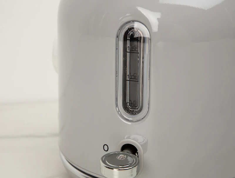 Bouilloire électrique Rétro thinkkitchen 1,7 L, gris
