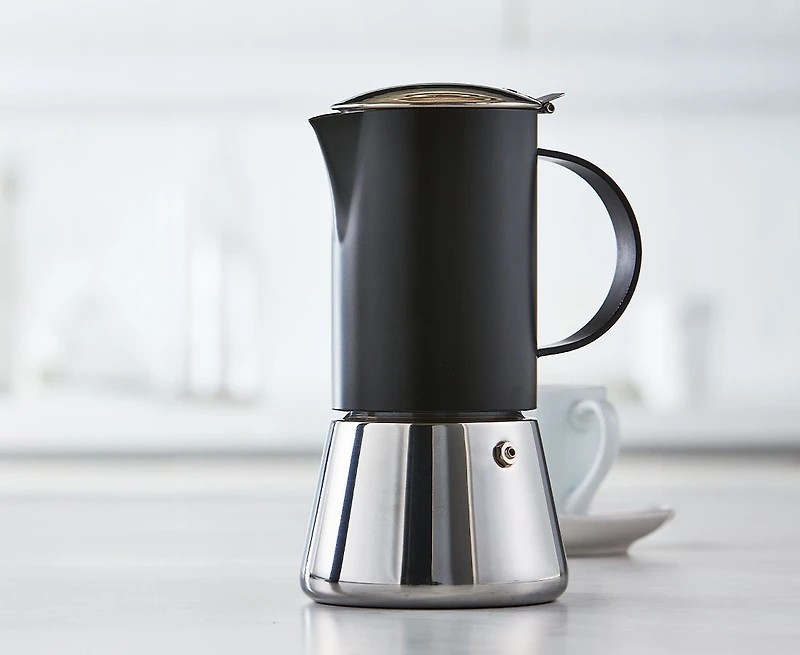 Barista Espresso Maker, 6 Cups, Black
