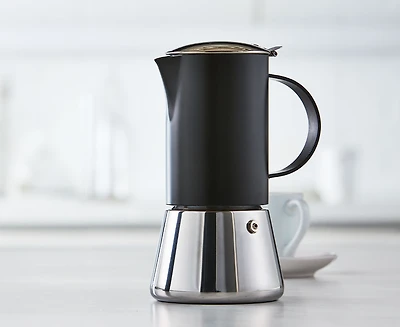 Barista Espresso Maker, 6 Cups, Black