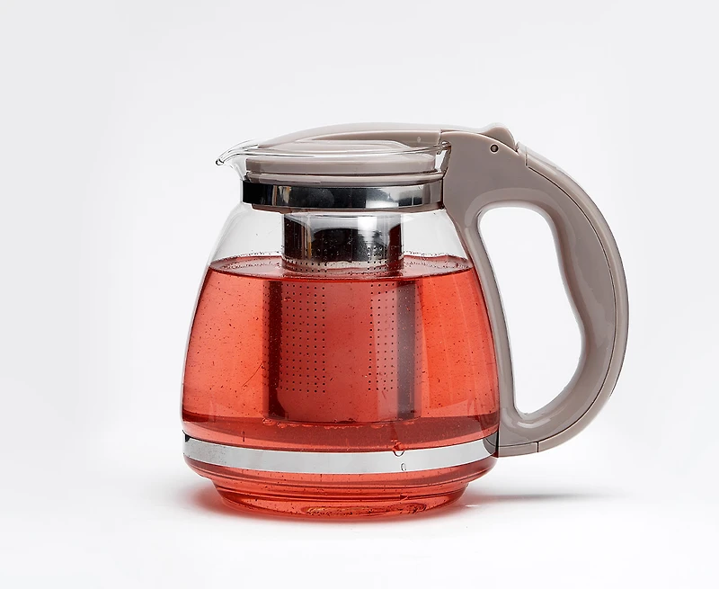 Théière en verre avec filtre Matcha thinktea, avoine, 1,5 L