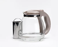 Théière en verre avec filtre Matcha thinktea, avoine, 1,5 L