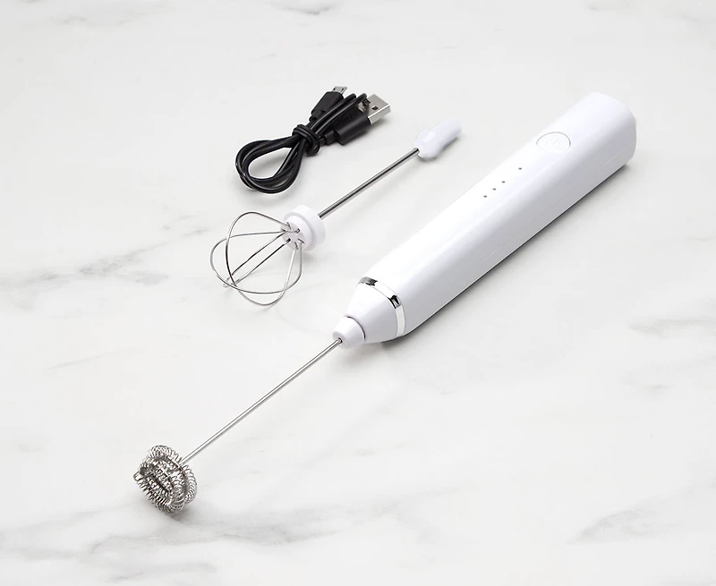 Mousseur à lait à main USB Java & Co, blanc