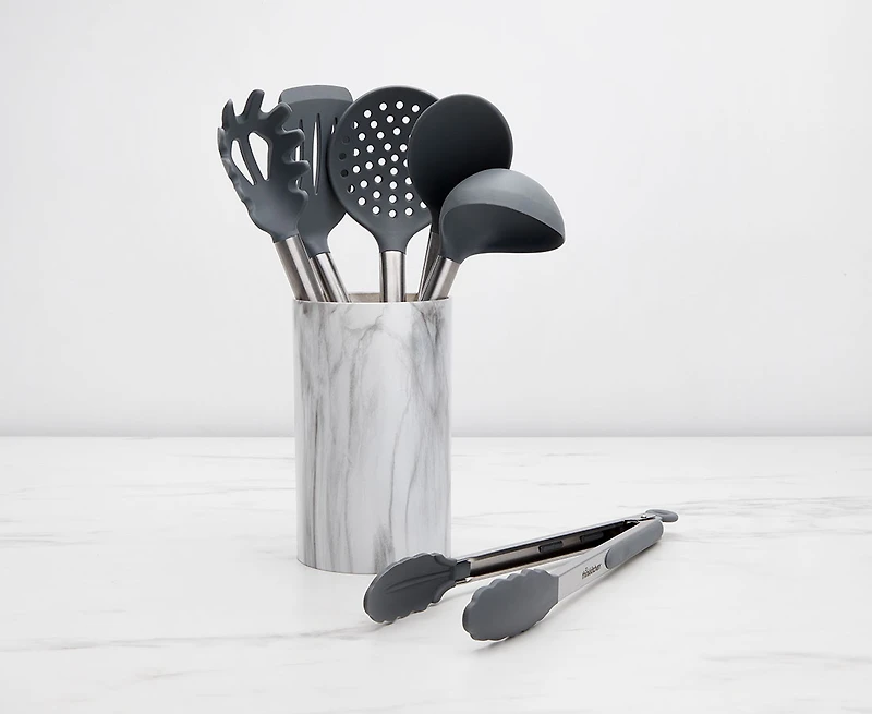 Ustensiles thinkkitchen Venato, marbre, ensemble de 6