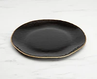 Plat Figaro, noir, 33 cm