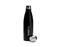 Bouteille d’eau Thermo, noir, 17 onces