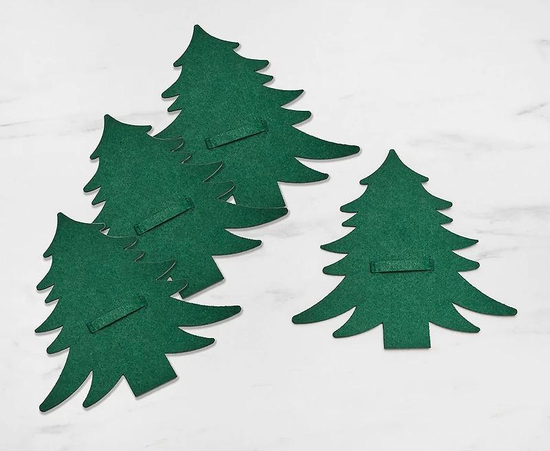 Sapin Cutlery Holder, Set of 4, Green