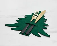 Sapin Cutlery Holder, Set of 4, Green