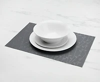 Petra Rectangular Placemat, Grey
