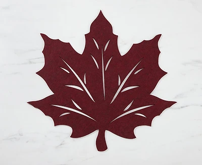Napperon rectangulaire Flora, rouge