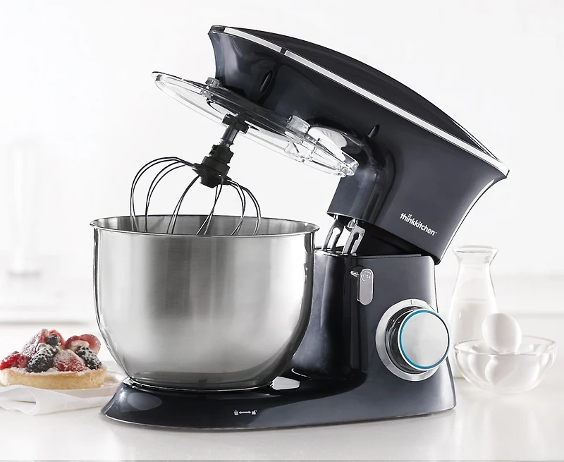 Batteur sur socle Odyssey par thinkkitchen, gris foncé, 660 W, 7 L