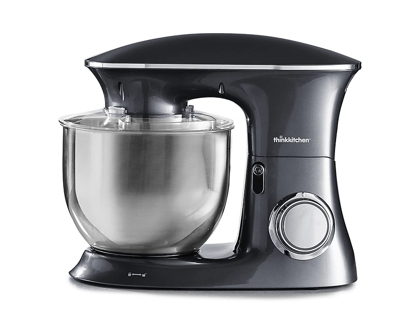 Batteur sur socle Odyssey par thinkkitchen, gris foncé, 660 W, 7 L