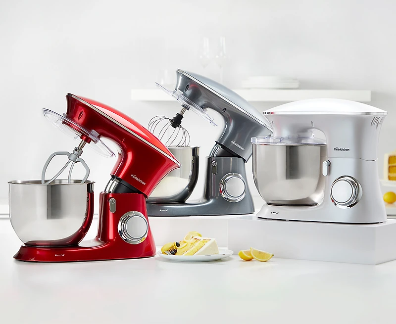 Batteur sur socle Odyssey par thinkkitchen, gris foncé, 660 W, 7 L