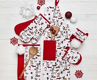 Festive Dogs Dry Mat, 15 x 20''