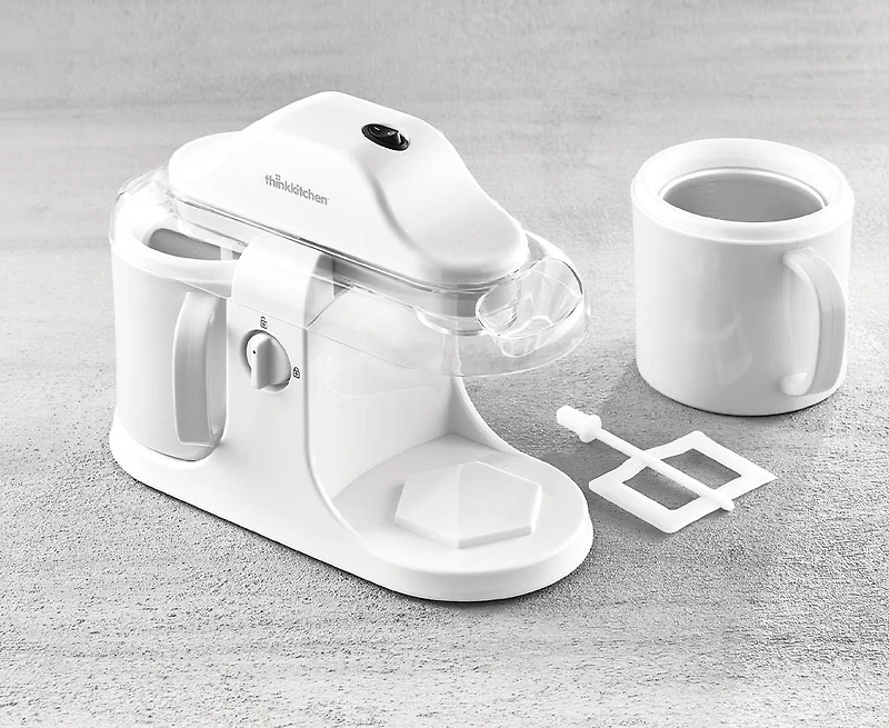 thinkkitchen Arctic Pro Twin Ice Cream Maker, White
