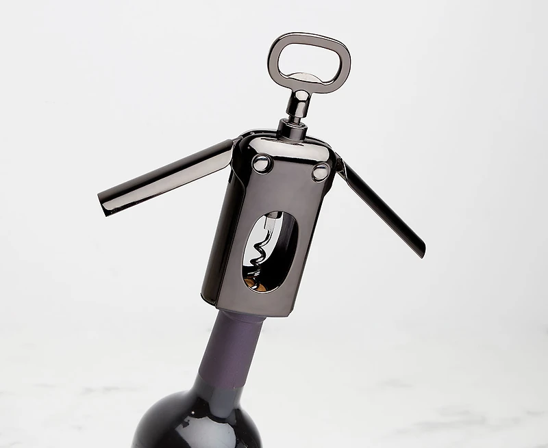 Monsieur Bar Wing Gunmetal Corkscrew