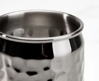 Tasse en forme de canette Pebble, gris acier, 13 oz