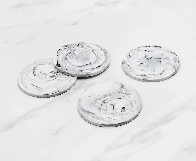 Sous-verres Hurricane, résine, Ens. de 4