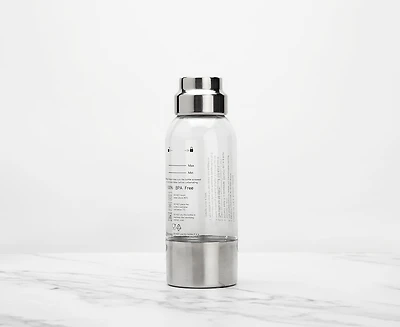 Bouteille de gazéification réutilisable thinkkitchen, 500 ml, argent