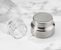 Bouteille de gazéification réutilisable thinkkitchen, 500 ml, argent