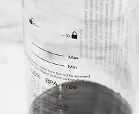 Bouteille de gazéification réutilisable thinkkitchen, 500 ml, argent