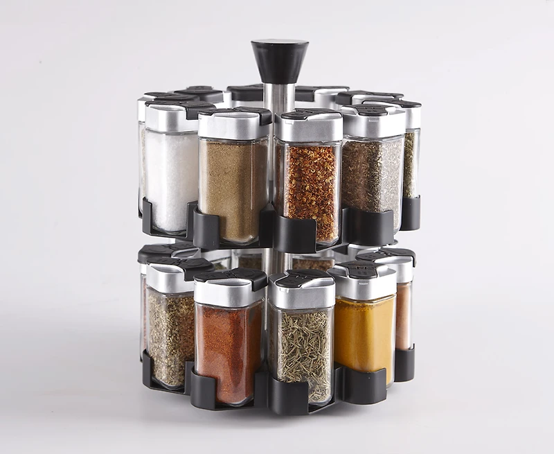 Support à épices thinkitchen Gourmet, pots remplis