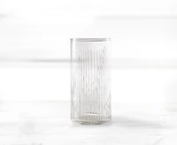 Ensemble de verres côtelés Pulse, transparent, Ens. de 12