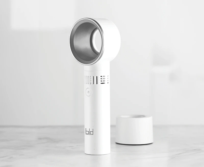 Ventilateur sans lame rechargeable Better Living, blanc & argent