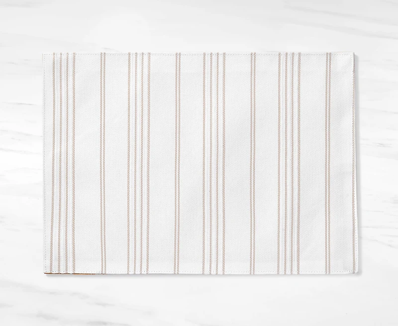 Napperon Aron, rayé