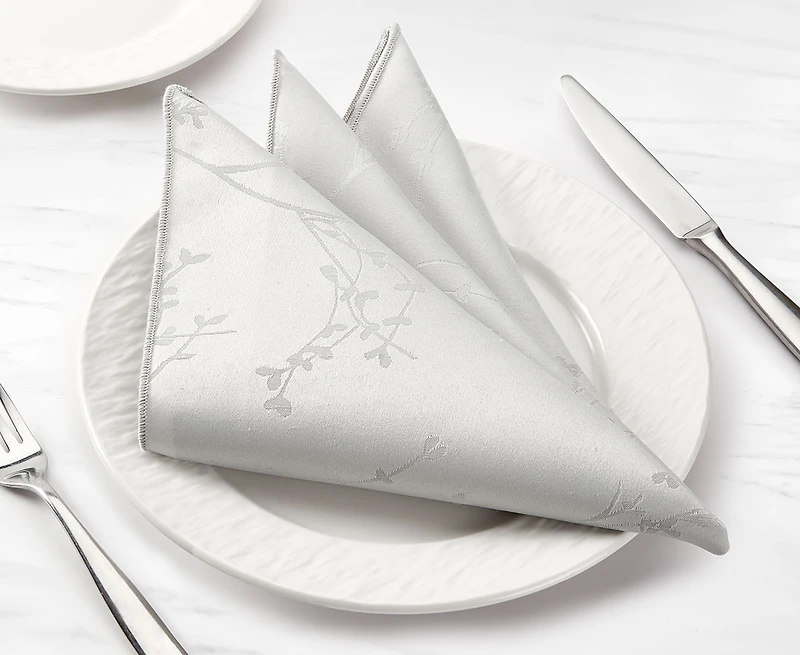 Serviette de table Hampton, grise