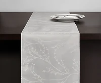 Chemin de table Hampton, gris