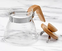 Carafe à café Java & Co en verre et à bois, 600 ml