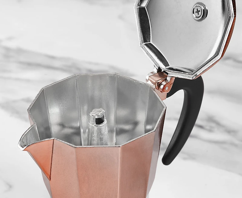 Cafetière à espresso Oro Rosa Java & Co, or rosé, 300 ml