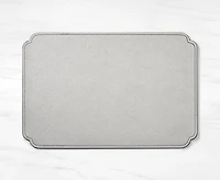Napperon rectangulaire Lustre, argenté et noir