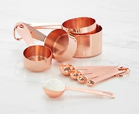 Ensemble de 9 ustensiles à mesurer Oro Rosa, Or rosé