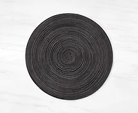 Napperon tissé Ora, anthracite