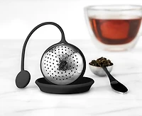 Infuseur à thé Serenitea Orb par thinktea avec repose-cuillère