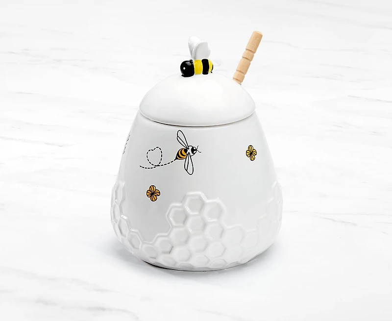 Pot de miel Ruche D’or avec bâton