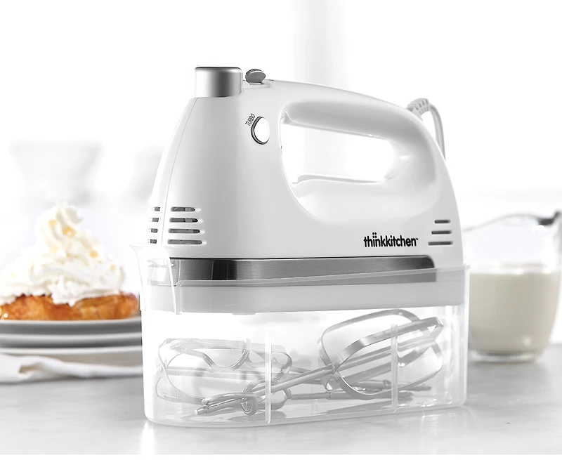 Mélangeur à main Nola par thinkkitchen, blanc, 250 W