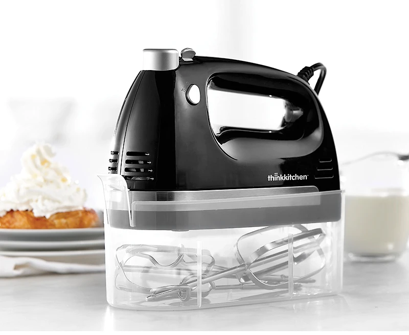 Mélangeur à main Nola par thinkkitchen, noir, 250 W