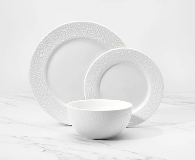Ensemble de vaisselle de 12 piècesPixel, blanc