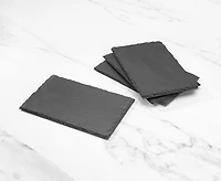 Ensemble de 4 assiettes Nama, Noir