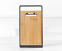 Tulsa Bamboo Board with Support, Set of 4, Natural Wood Colour