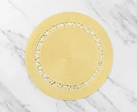 Napperon rond Santa Fe, jaune