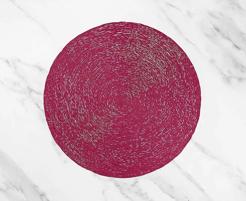 Napperon rond Cypriot, rose