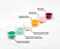 Ensemble d'aroma thérapie et bien-être Better Living, 24 chandelles parfumées
