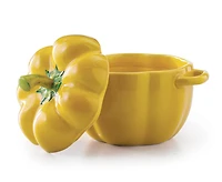 Bol en forme de piment, jaune, 470 ml